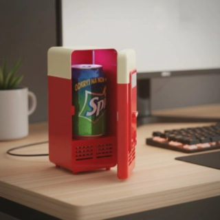 Mini USB Kylskåp Röd