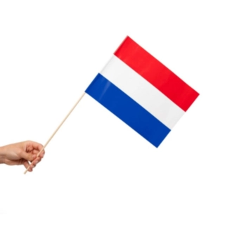 Nederländerna Flagga På Pinne