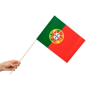 Portugal Flagga På Pinne