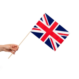 Storbritannien Flagga På Pinne