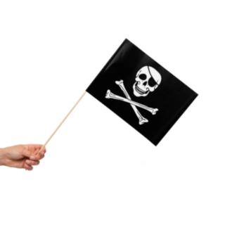 Piratflagga På Pinne