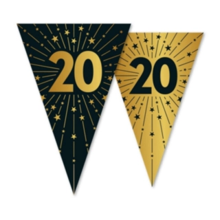 20 År Golden Celebrations Vimpelgirlang