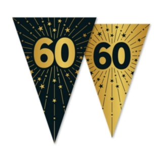 60 År Golden Celebrations Vimpelgirlang