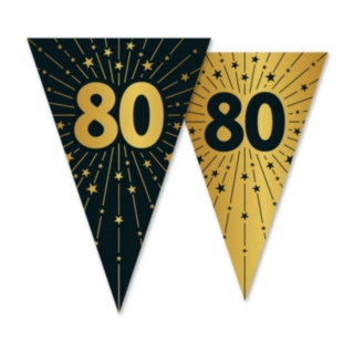 80 År Golden Celebrations Vimpelgirlang
