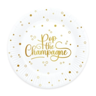 Pop The Champagne Papperstallrikar