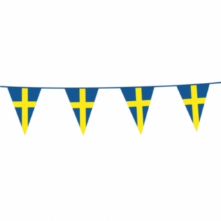 Sverige Vimpel Flaggirlang