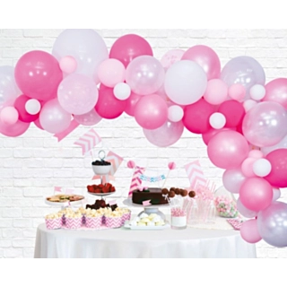 Ballongbåge DIY Rosa