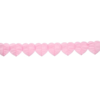 Hjärta Girlang Babyrosa
