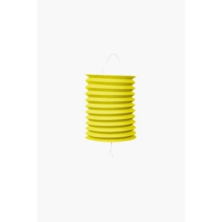 Cylinder Papperslykta Gul