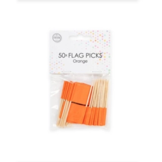 Orange Flagga Matpinne