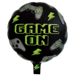 Game On Rund Folieballong