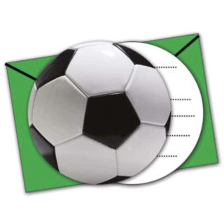 Fotboll Inbjudningskort