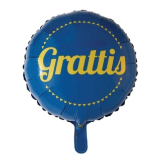 Rund Grattis Folieballong