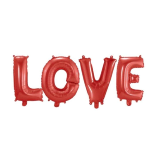 Love Folieballonger Röda