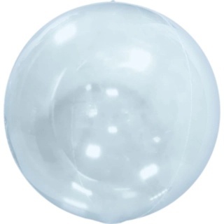 Genomskinlig Rund Ballong Ljusblå