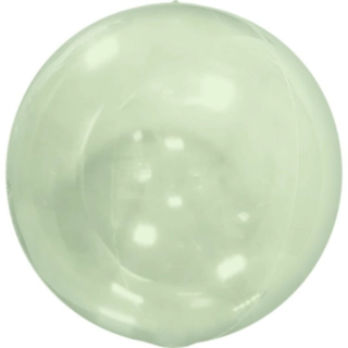Genomskinlig Rund Ballong Grön