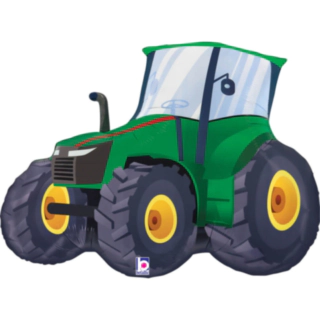 Traktor Folieballong Grön