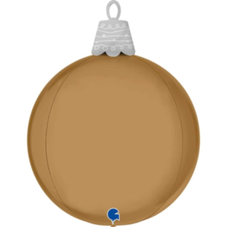 Julgranskula Folieballong Champagne