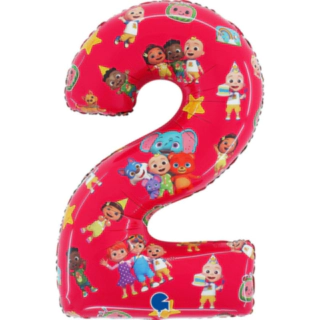 Cocomelon® 2 År Sifferballong