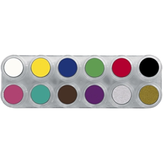 Grimas Vattensmink Pure, 12A, Palett 12