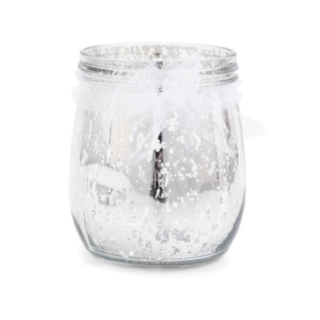 Organza Glasvas Silver