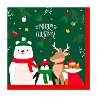 Santa's Friends Servetter