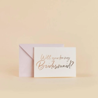 Will You Be My Bridesmaid Kort