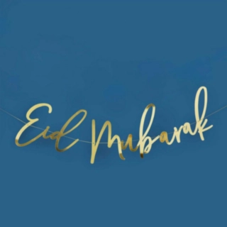 Eid Mubarak Girlang Guld