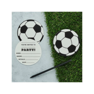 Fotboll Party Inbjudningskort
