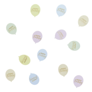 Ballong Bordskonfetti Pastell