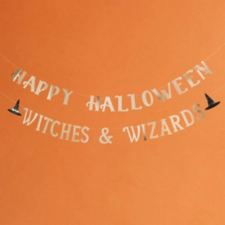 Witch & Wizard Halloween Girlang