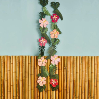 Tropiska Blommor Girlanger
