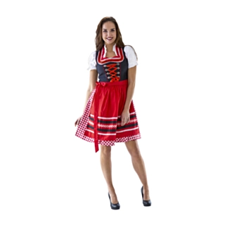 Dirndl Polka Röd