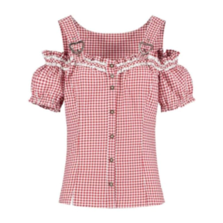 Tyroler Bodice Röd