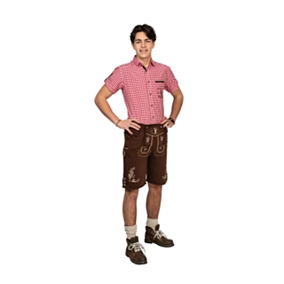 Lederhosen Sweatpants Brun