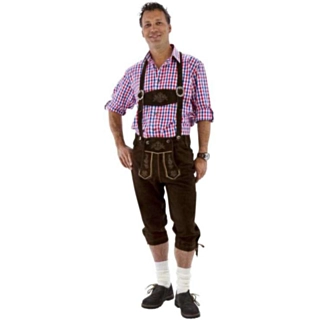 Lederhosen Deluxe Mörkbrun