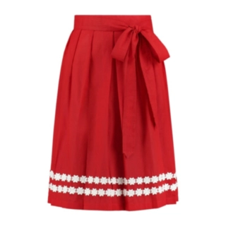 Dirndl Förkläde Röd