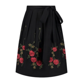 Dirndl Förkläde Svart