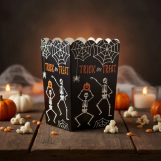 Skelett Halloween Popcornbägare