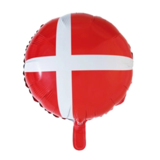 Danmark Folieballong Rund