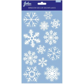 Snöflingor Fönsterklistermärken