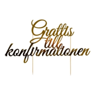 Grattis Till Konfirmationen Tårttopper