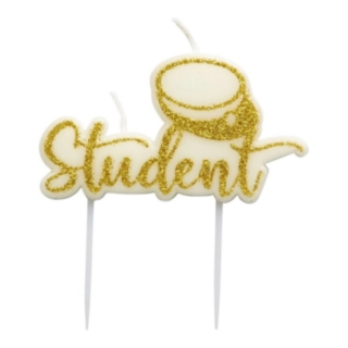 Student Tårtljus Guld