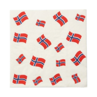 Norska Flaggan Servetter