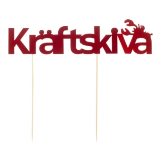 Kräftskiva Matdekoration