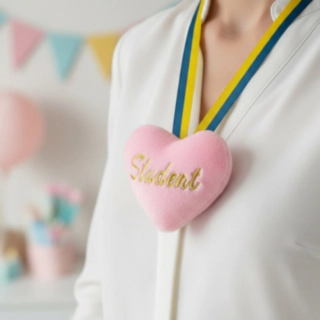 Studenthjärta Rosa