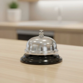 Receptionsklocka Silver