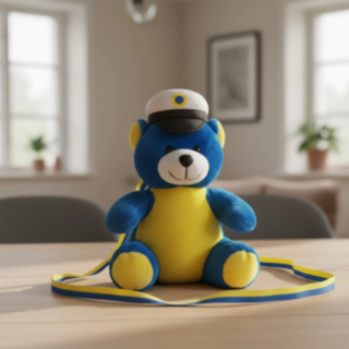 Student Nalle Blå/Gul