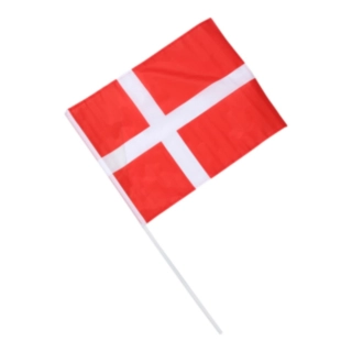 Deluxe Dansk Flagga På Pinne