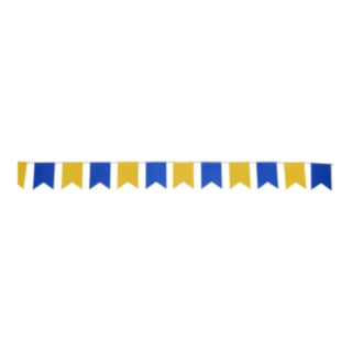 Flaggirlang Blå/Gul